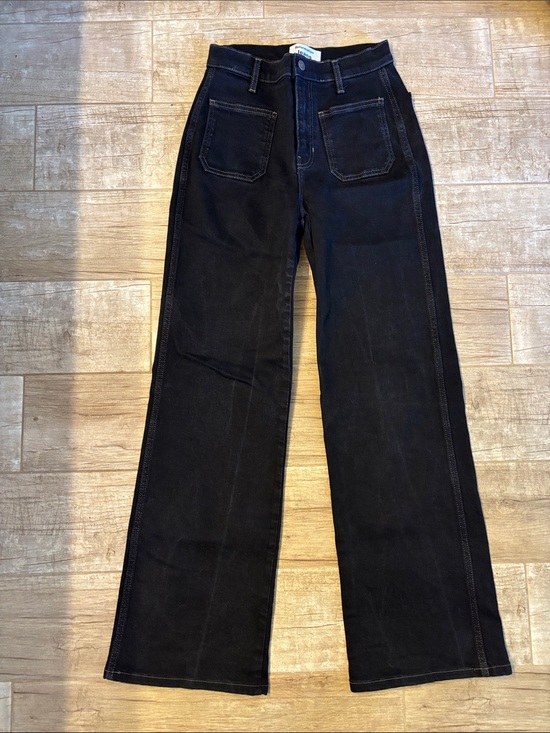Reformation Pants - Reformation Black High-Rise Wide Leg Jeans
